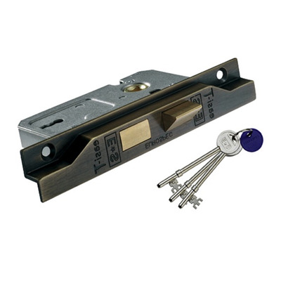 Eurospec Rebated 2 Lever Sash Locks - Various Finishes - LSE5225REB 64mm (2.5 INCH) BRASS FINISH