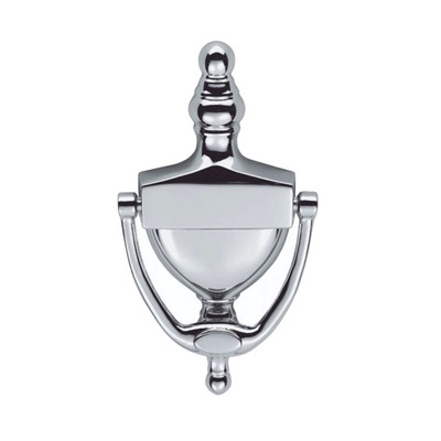 Carlisle Brass Victorian Urn Door Knocker (152.5mm OR 196mm), Polished Chrome - M38BCP POLISHED CHROME - SMALL 152.5mm