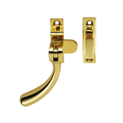 Carlisle Brass Bulb End Casement Window Fasteners, Polished Brass - WF11 POLISHED BRASS - FOR WEATHER STRIPPED WINDOWS