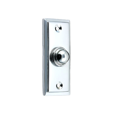 Prima Stepped Bell Push, Polished Chrome - BC183 POLISHED CHROME