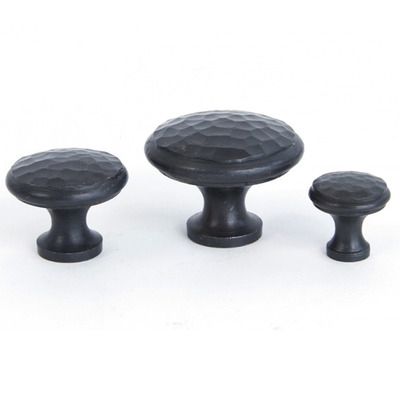 From The Anvil Beaten Cupboard Knob (20mm, 30mm Or 40mm), Beeswax - 33198 MEDIUM - 30mm