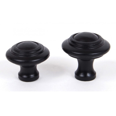 From The Anvil Cabinet Knob (32mm Or 38mm), Black - 83513 SMALL - 32mm