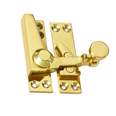 Croft Architectural Straight Arm Sash Fastener, 67mm, Various Finishes Available* - 2825 POLISHED BRASS