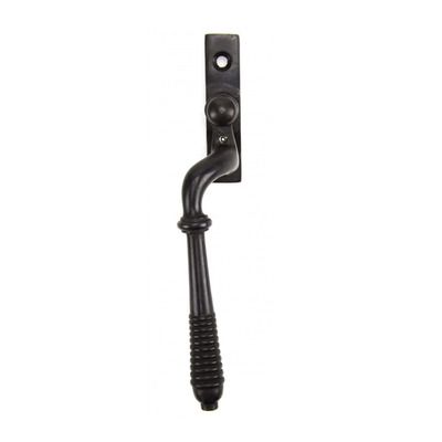 From The Anvil Reeded Espagnolette Handle, Left Or Right Handed, Aged Bronze - 83972 AGED BRONZE - RIGHT HAND