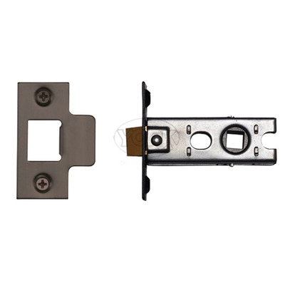 Heritage Brass Standard Duty 2.5 Inch Or 3 Inch Tubular Latches (Bolt Through), Matt Bronze - YKTL-MB 64mm (2.5 INCH) - MATT BRONZE