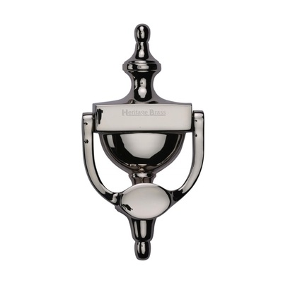 Heritage Brass Urn Door Knocker (Small Or Large), Polished Nickel - V910 152-PNF 152mm x 66mm