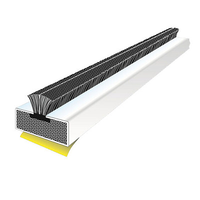 Eurospec Intumescent Fire Protection 25 x Pack Fire And Smoke Door Seal (2.1m x 10mm, 15mm OR 20mm), White, Brown OR Silver - CB115 WHITE - 2100mm x 10mm x 4mm