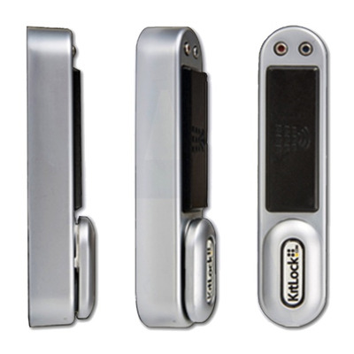 Codelocks KL1050 Kitlock Battery Operated Cabinet Lock Proximity, Satin Stainless Steel - L27197 SATIN STAINLESS STEEL