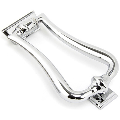 From The Anvil Period Slimline Art Deco Door Knocker, Polished Chrome - 90033 POLISHED CHROME
