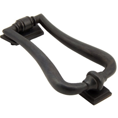 From The Anvil Period Slimline Art Deco Door Knocker, Aged Bronze - 90041 AGED BRONZE