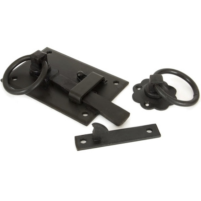 From The Anvil Left or Right Hand Cottage Latch (152mm x 103mm), Beeswax - 33147 BEESWAX - LEFT HAND