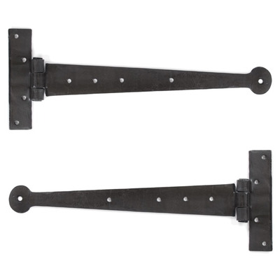 From The Anvil Penny End T-Hinge (Various Sizes), Beeswax - 33188 (sold in pairs) 18" T-HINGE (PAIR), BEESWAX