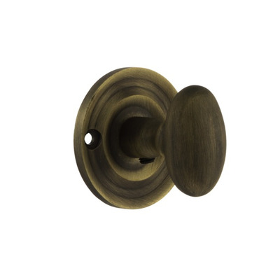 Atlantic Old English Solid Brass Bathroom Turn & Release, Matt Antique Brass - OEOWCMAB MATT ANTIQUE SOLID BRASS