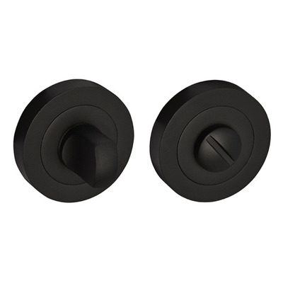 Access Hardware Bathroom Turn & Release, Matt Black - D9010BL MATT BLACK