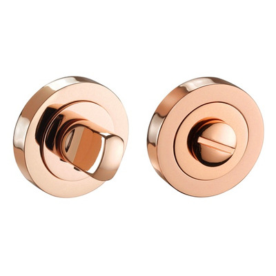 Access Hardware Bathroom Turn & Release, Rose Gold - D9010CU ROSE GOLD