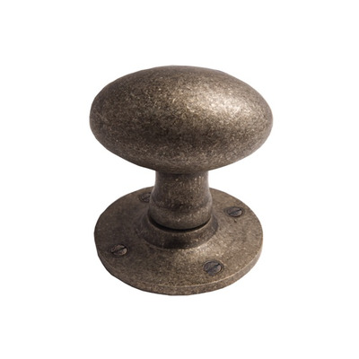 Cardea Ironmongery Oval Mortice Door Knob (60mm x 38mm), White Bronze - AV037WB WHITE BRONZE