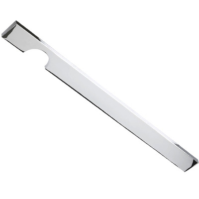 Access Hardware Designer C Cut-Out Cabinet Handle (192mm OR 320mm C/C), Polished Aluminium - P11014PA POLISHED ALUMINIUM - 192mm c/c