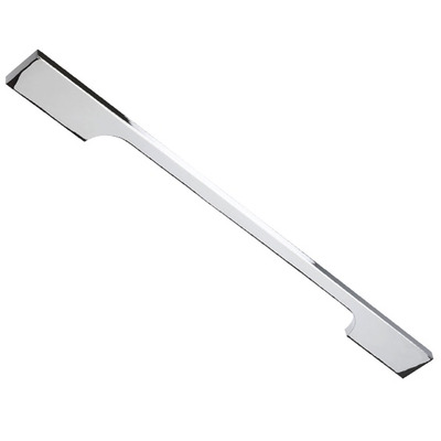 Access Hardware Designer D Cut-Out Cabinet Handle (192mm OR 320mm C/C), Polished Aluminium - P11024PA POLISHED ALUMINIUM - 192mm c/c