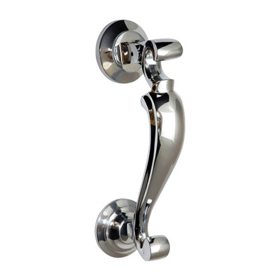 Prima Profile Doctor Door Knocker (190mm x 49mm), Polished Chrome - BC2002 POLISHED CHROME