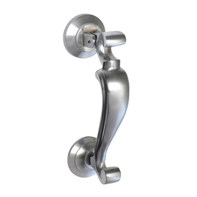 Prima Profile Doctor Door Knocker (190mm x 49mm), Satin Chrome - SCP2002 SATIN CHROME