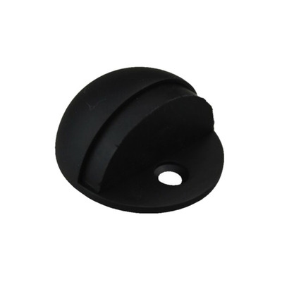 Atlantic Half-Moon Contract Floor Mounted Door Stop, Matt Black - ADSHMCMB MATT BLACK