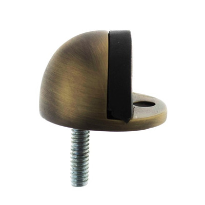 Atlantic Half-Moon Premium Floor Mounted Door Stop, Matt Antique Brass - ADSHMPMAB MATT ANTIQUE BRASS