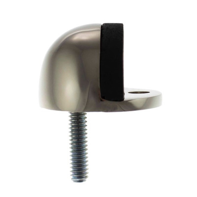 Atlantic Half-Moon Premium Floor Mounted Door Stop, Polished Nickel - ADSHMPPN POLISHED NICKEL