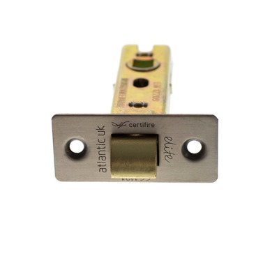 Atlantic Hardware 2.5 OR 3 Inch Tubular Latches (Bolt Through), Matt Gun Metal - ALCE25MBN 76mm (3 INCH) MATT GUN METAL
