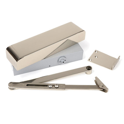 From The Anvil Size 2-5 Door Closer & Cover, Polished Nickel - 50111 POLISHED NICKEL - SIZE 2-5