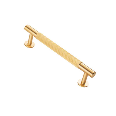 Carlisle Brass Fingertip Lines Cupboard Pull Handles (128mm, 160mm, 224mm OR 320mm c/c), Satin Brass - FTD710BSB SATIN BRASS - 160mm c/c