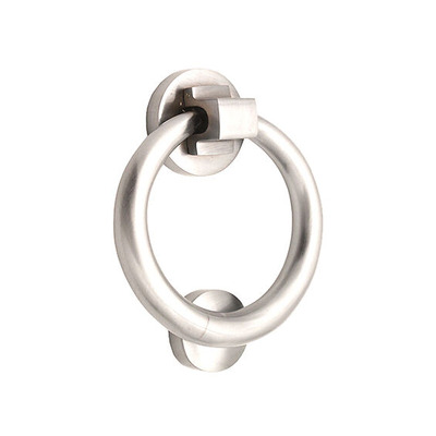 Spira Brass Ring Door Knocker, Satin Chrome - SB4104SC SATIN CHROME