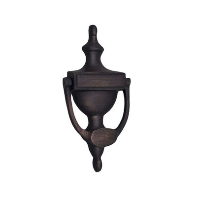 Spira Brass Small Victorian Door Knocker (155mm x 80mm), Aged Bronze - SB4106ABZ AGED BRONZE
