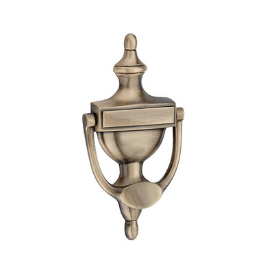 Spira Brass Small Victorian Door Knocker (155mm x 80mm), Antique Brass - SB4106ANT ANTIQUE BRASS