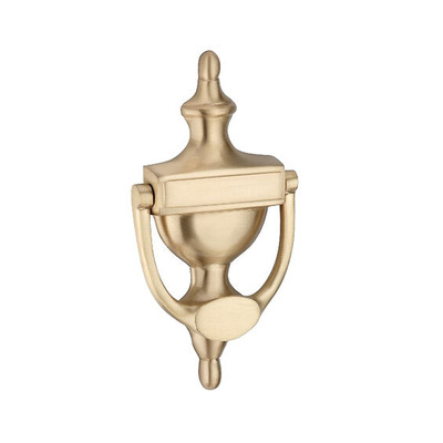 Spira Brass Small Victorian Door Knocker (155mm x 80mm), Satin Brass - SB4106SB SATIN BRASS