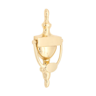 Spira Brass Large Victorian Door Knocker (205mm x 95mm), Polished Brass - SB4107PB POLISHED BRASS