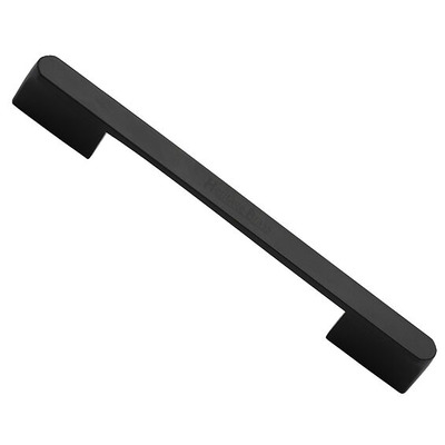 Heritage Brass Bridge Cabinet Pull Handle (96mm, 128mm/160mm OR 192mm/224mm C/C), Matt Black - C3684-BKMT MATT BLACK - 96mm c/c