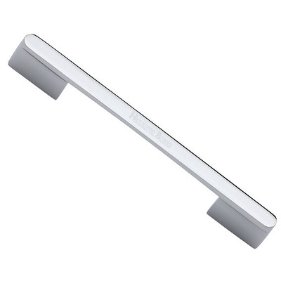 Heritage Brass Bridge Cabinet Pull Handle (96mm, 128mm/160mm OR 192mm/224mm C/C), Polished Chrome - C3684-PC POLISHED CHROME - 96mm c/c