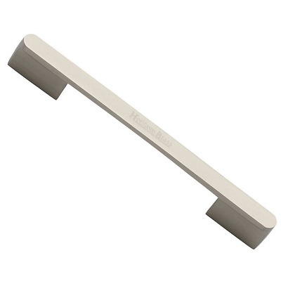 Heritage Brass Bridge Cabinet Pull Handle (96mm, 128mm/160mm OR 192mm/224mm C/C), Satin Nickel - C3684-SN SATIN NICKEL - 96mm c/c