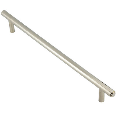 Frelan Hardware Burlington Belgrave Pull Handle (425mm c/c), Polished Nickel - BUR1000PN POLISHED NICKEL - BOLT THROUGH