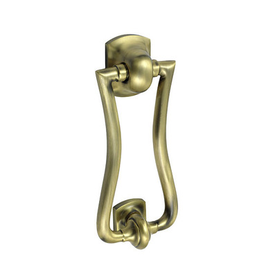 Prima Slim Diplomat Door Knocker, Antique Brass - XL2033 ANTIQUE BRASS