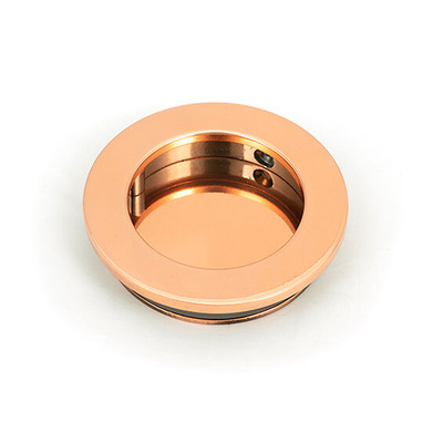 From The Anvil Plain Round Pull (60mm OR 75mm Diameter), Polished Bronze - 50144 POLISHED BRONZE - 60mm Diameter