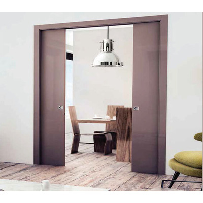 Scrigno Double Door Sliding Pocket Door System, Imperial Measurements - ST3576N 2ft 3 (686 X 1981mm) Imperial Double Pocket Frame