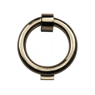 Heritage Brass Ring Door Knocker, Unlacquered - K1270-UL UNLACQUERED BRASS