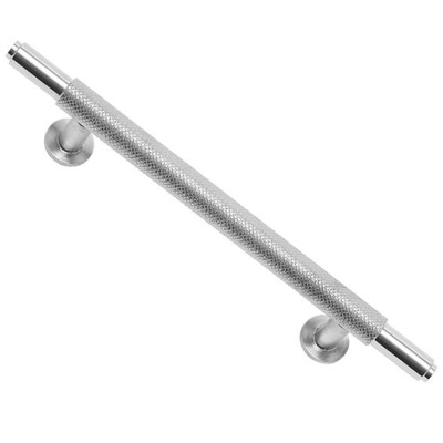 Access Hardware Knurled T-Bar Cabinet Handle (96mm, 128mm OR 192mm c/c), Satin Stainless Steel - P110601S SATIN STAINLESS STEEL - 96mm c/c