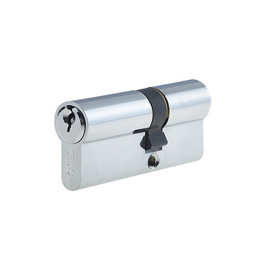 Frelan Hardware Euro Profile 5 Pin Offset Double Cylinders (Various Sizes), Polished Chrome - JL-3040EPDPC 30mm/40mm - POLISHED CHROME