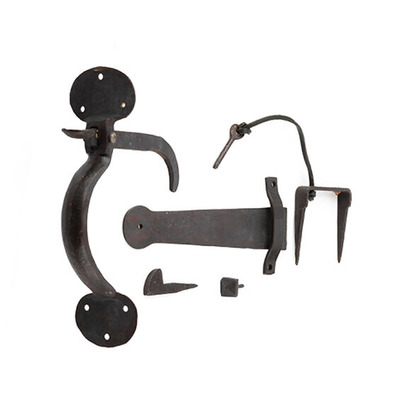 Frelan Hardware Valley Forge Suffolk Latch (200mm x 30mm), Beeswax - VFX31 BEESWAX
