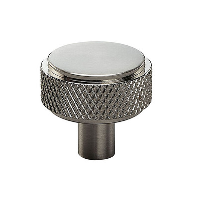 Access Hardware Knurled Cupboard Door Knob (30mm Diameter), Stainless Steel - X88021S STAINLESS STEEL