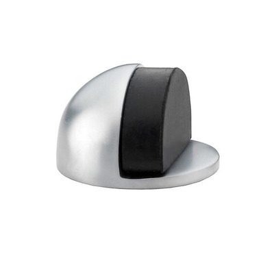 Alexander & Wilks Shield Floor Mounted Door Stop, Satin Chrome - AW631SC SATIN CHROME