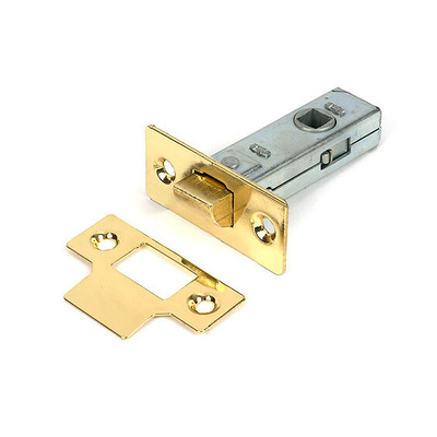 From The Anvil Tubular Mortice Latch (2.5 OR 3 Inch), Polished Brass - 51725 66mm (2.5 INCH) - POLISHED BRASS