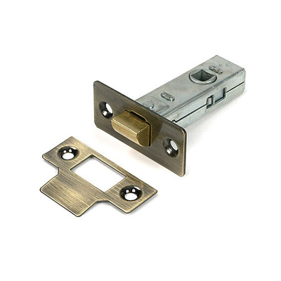 From The Anvil Tubular Mortice Latch (2.5 OR 3 Inch), Aged Brass - 51726 66mm (2.5 INCH) - AGED BRASS